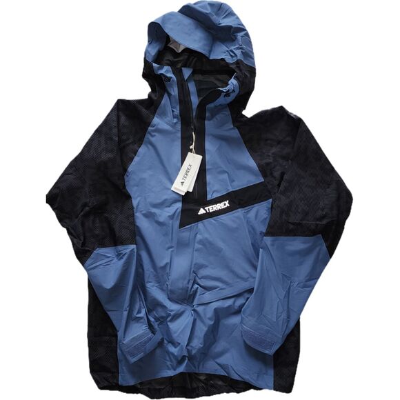 NWT $380 Adidas Terrex Techrock RAIN.RDY Waterproof Anorak Jacket XL - Picture 2 of 12